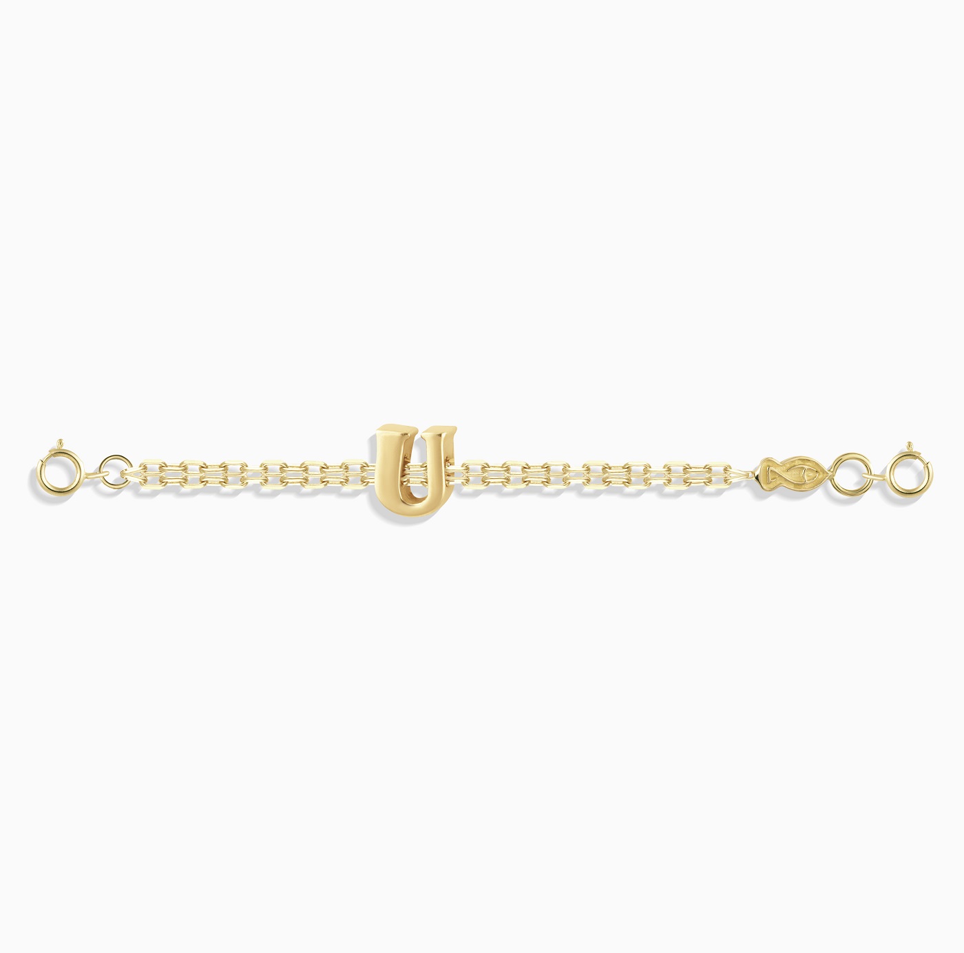 دستبندhalf chain میوکی حرف U