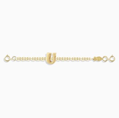 دستبندhalf chain میوکی حرف U