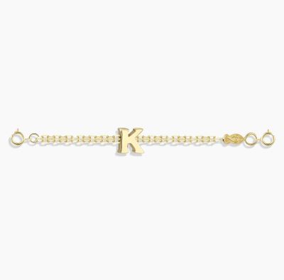 دستبندhalf chain میوکی حرف K