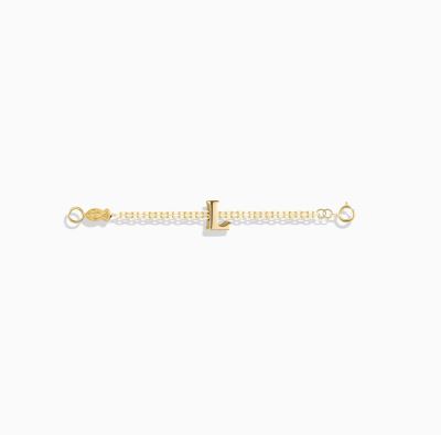 دستبند half chain حرف L