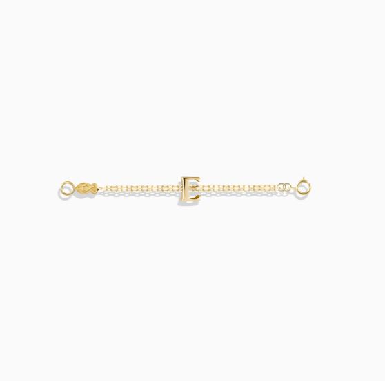 دستبند half chain حرف E