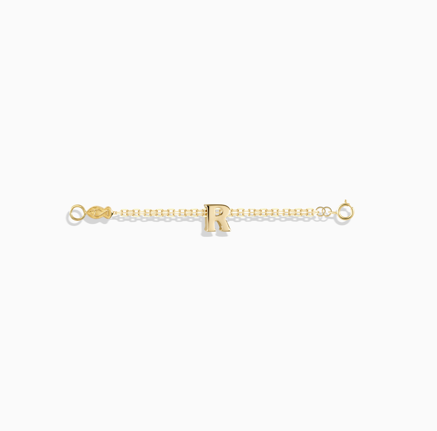 دست بند half chain حرف R