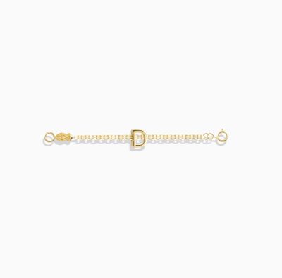 دست بند half chainحرف D