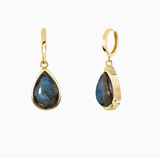 گوشواره ساده کلیپسی اشک
