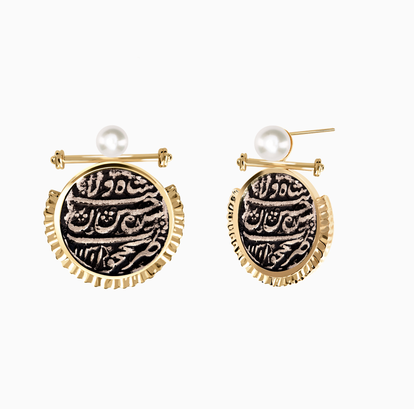 گوشواره میخی ساده سکه